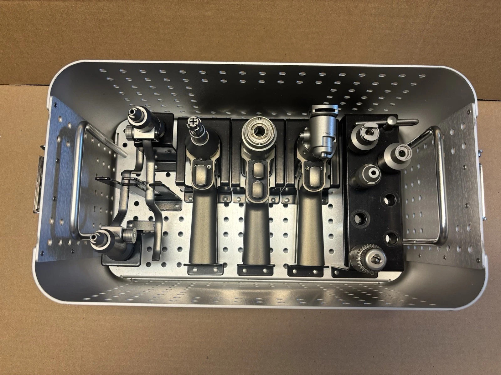 Stryker System 6 Set – Case, Drills/Saws, Collets, and Chucks