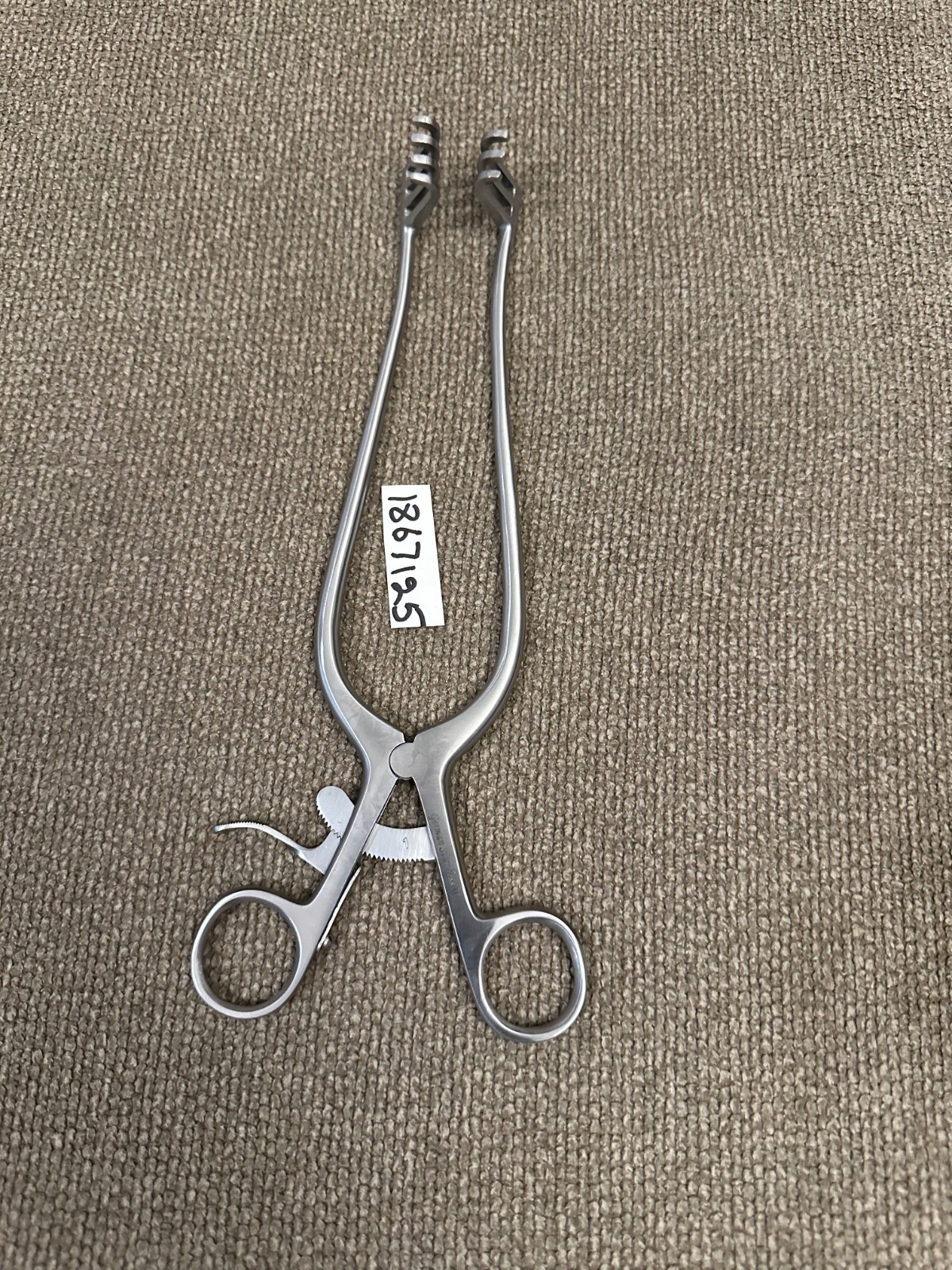 SET OF 2 PCS ORTHOPEDIC WEITLANER RETRACTOR 10″ SHARP & BLUNT 3X4 TEETH