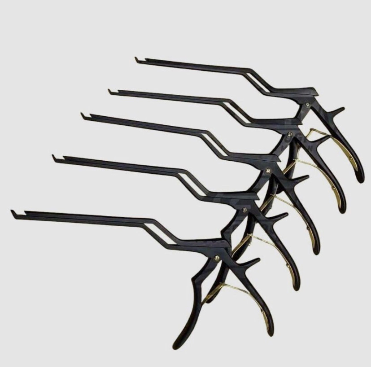 Kerrison Bayonet Bone Spine Rongeur, German Orthopedic Instruments Set of 5 PCs