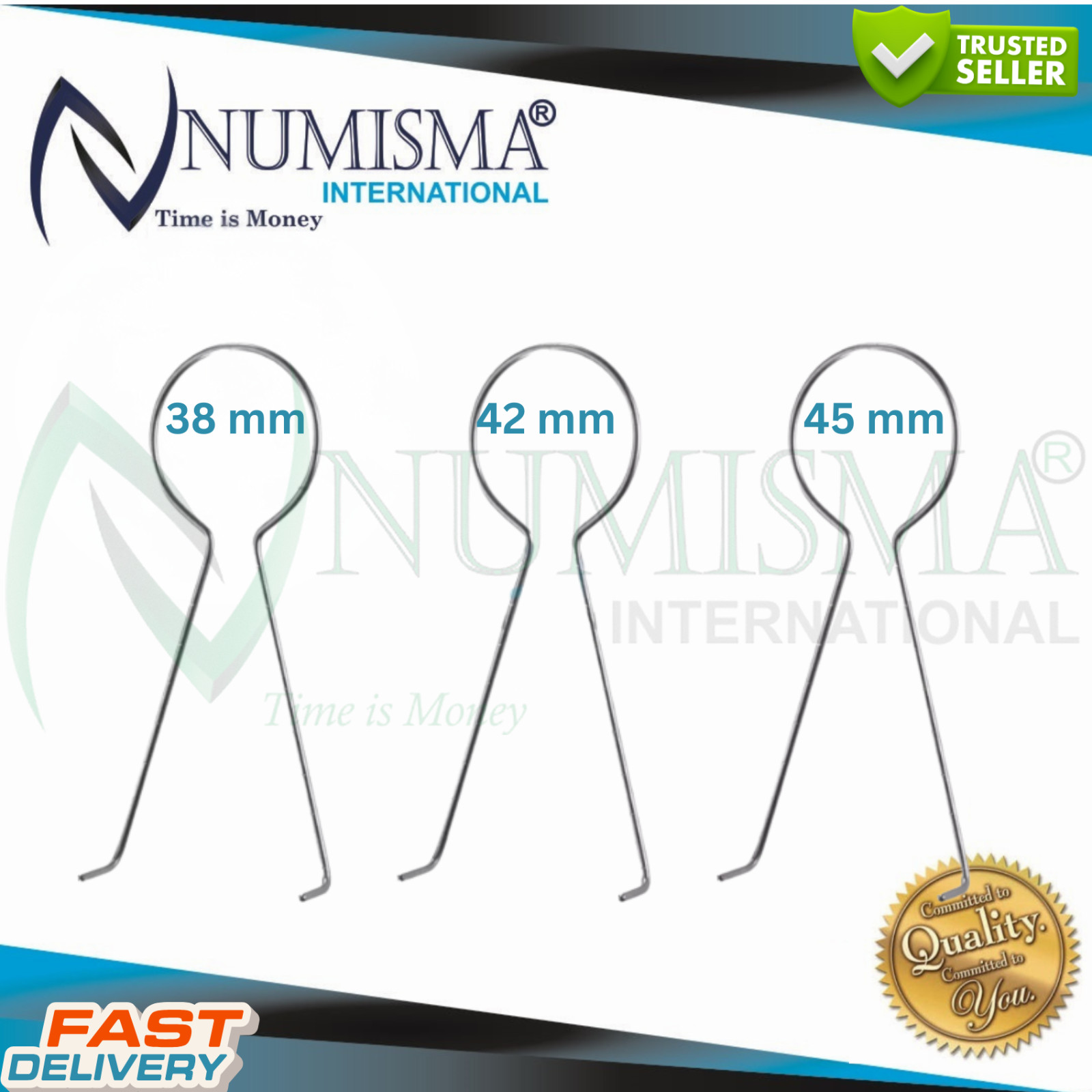 McKissock Breast Marker 38mm, 42mm, 45mm set of 3 Keyhole Pattern Areola Marker
