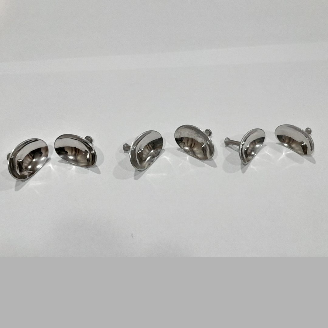 Ocular Shield Eye Protector 6 Pcs – Laser Surgery Suction Stainless