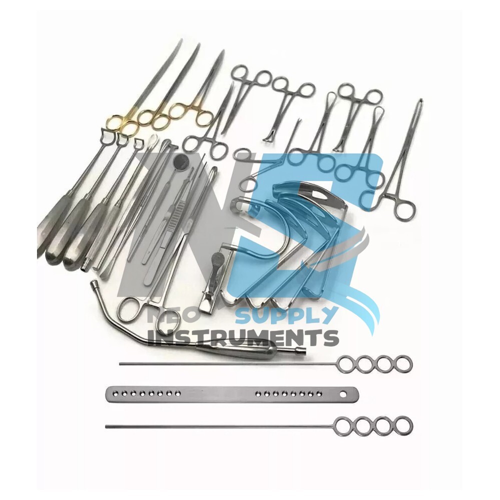Tonsillectomy and Adenoidectomy 35 pcs Set Surgical Instruments Set