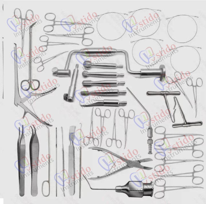 Set 40 Pcs Basic Craniotomy Surgical Instruments in Good Quality