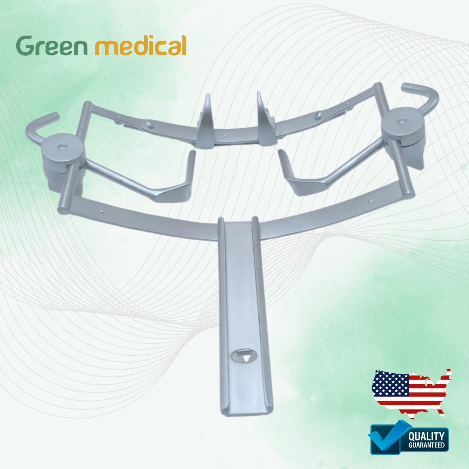 DINGMAN Mouth Gag with Blades Surgical Dental Instruments Stainless German Grade