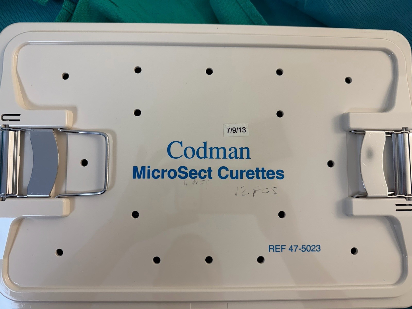 Set of 12 Codman MicroSect Curettes Ref 47-5023
