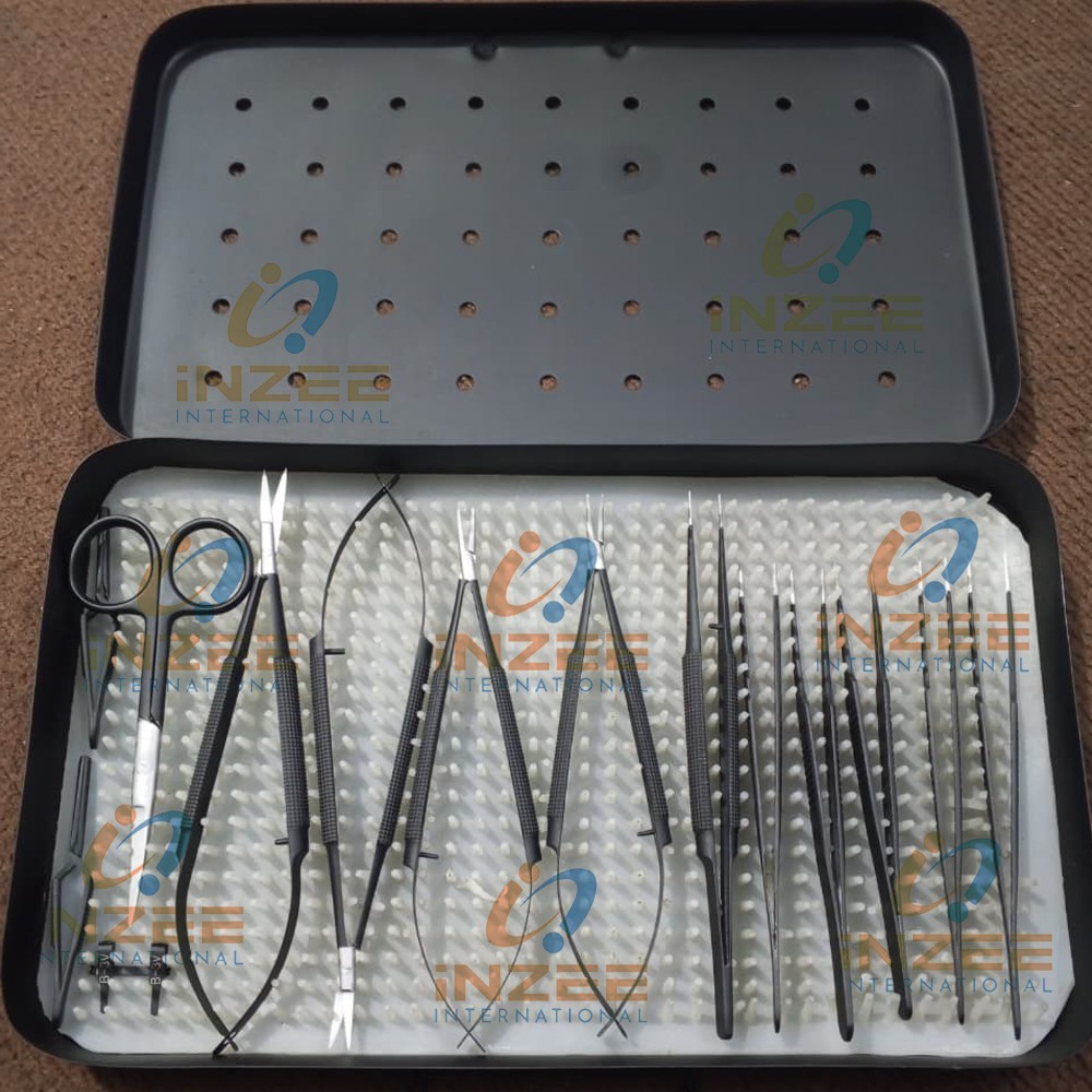 Basic Hand Surgery Set of Micro High Quality Surgical Instruments With Case