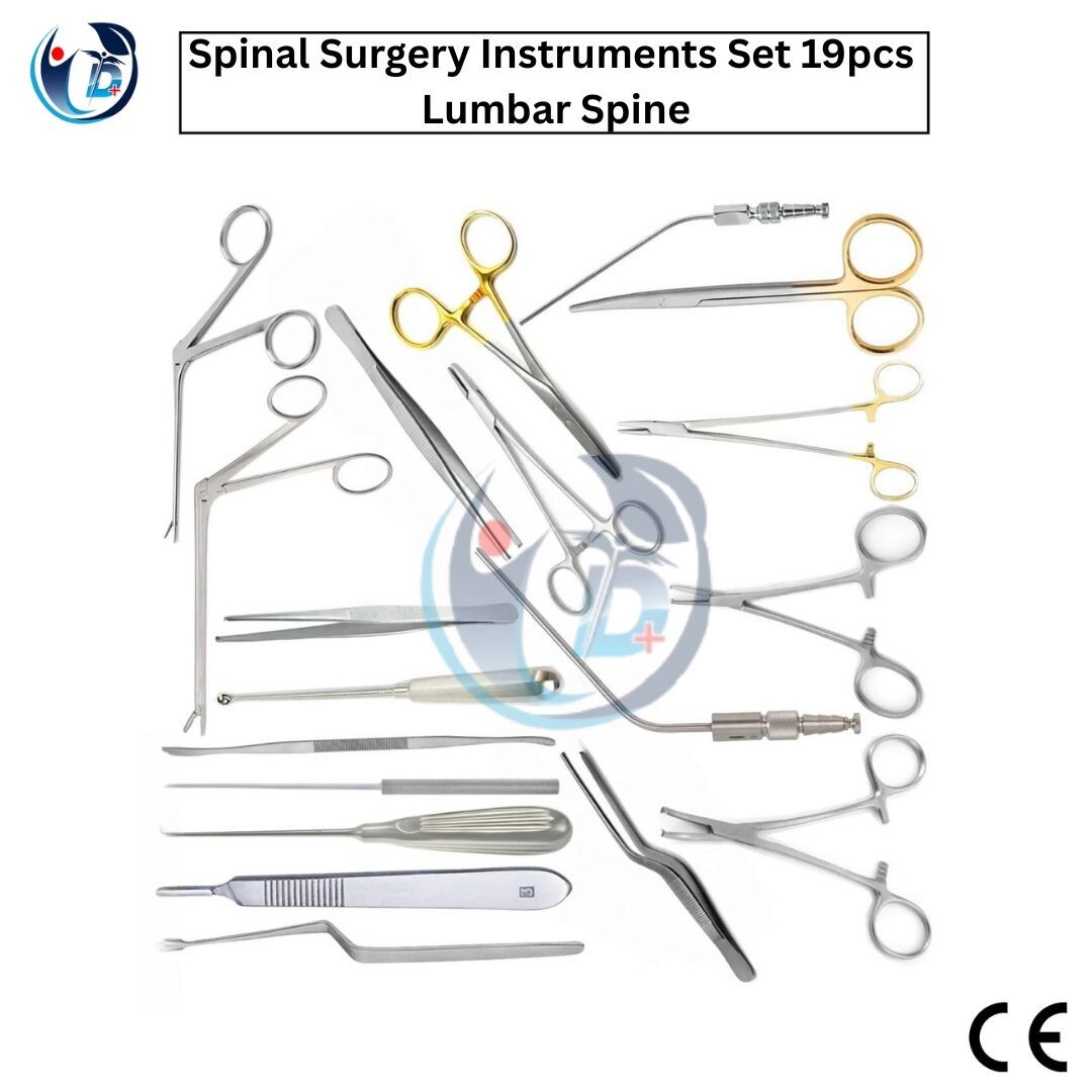 Spinal Surgery Instruments Set 19pcs Lumbar Spine Instruments Spinal Surgical In