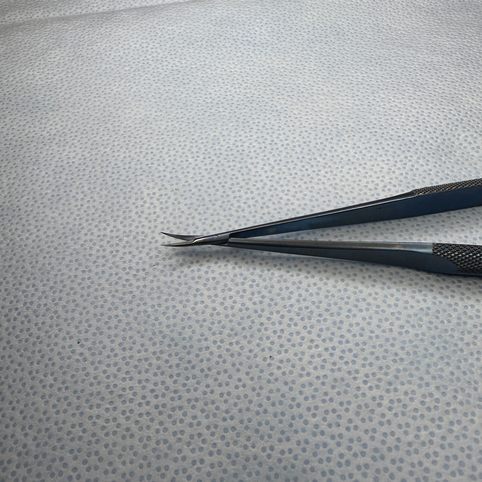 Symmetry Surgical 80-1721 Rhoton Scissors Curved Tip Neuro