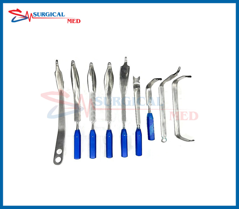 Hip Joint Retractors Set Orthopedic Surgical Instruments for Hip Procedure 9 PCS
