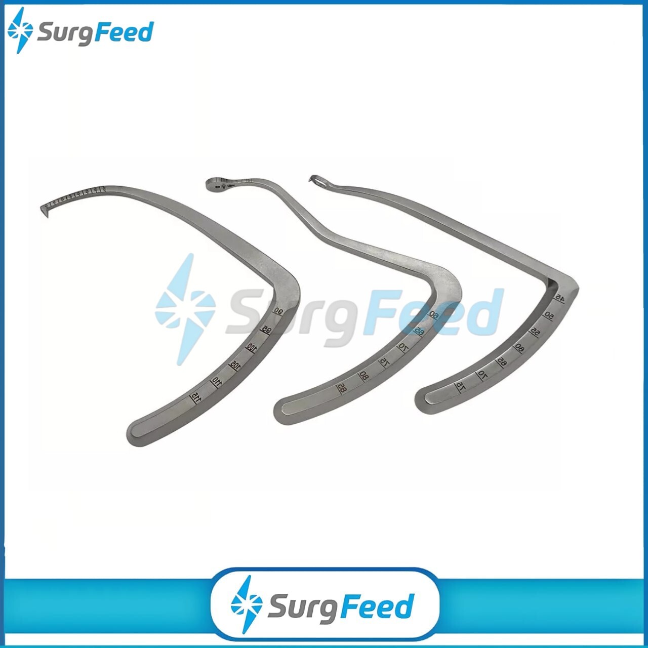3 Sets ACL PCL C-type Drill Guide Knee Ligament Shoulder Femoral Tibia Guide