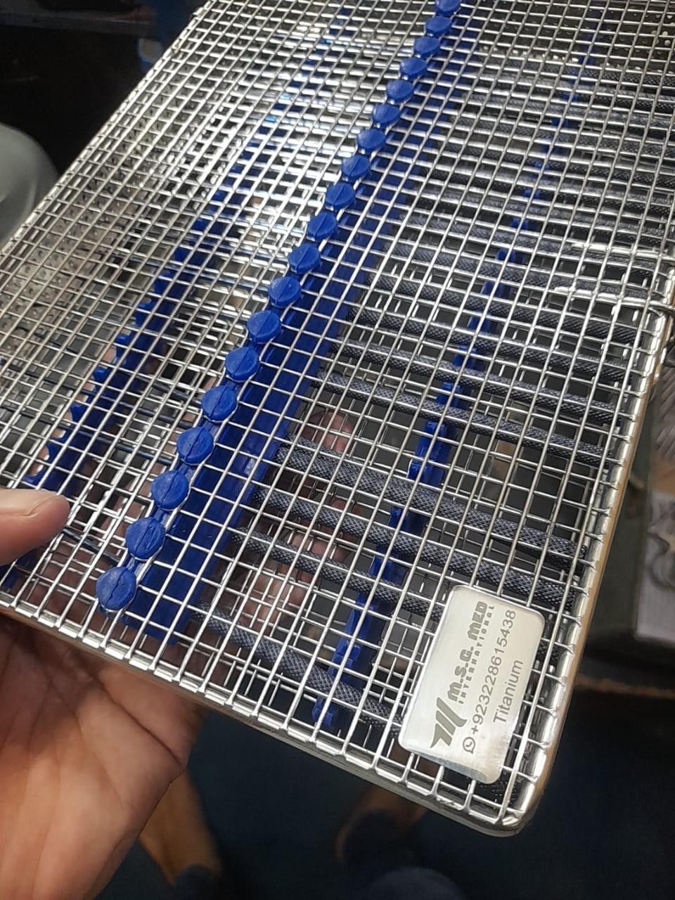 Titanium Micro Ball Dissectors Including rack & 20 dissectors Compelete Set Ofer