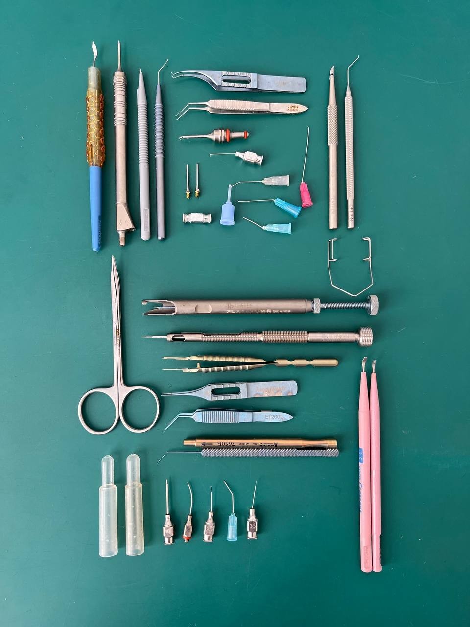 Lot ophtalmology instruments, Cataract Surgical Instruments with case,Ophthalmic
