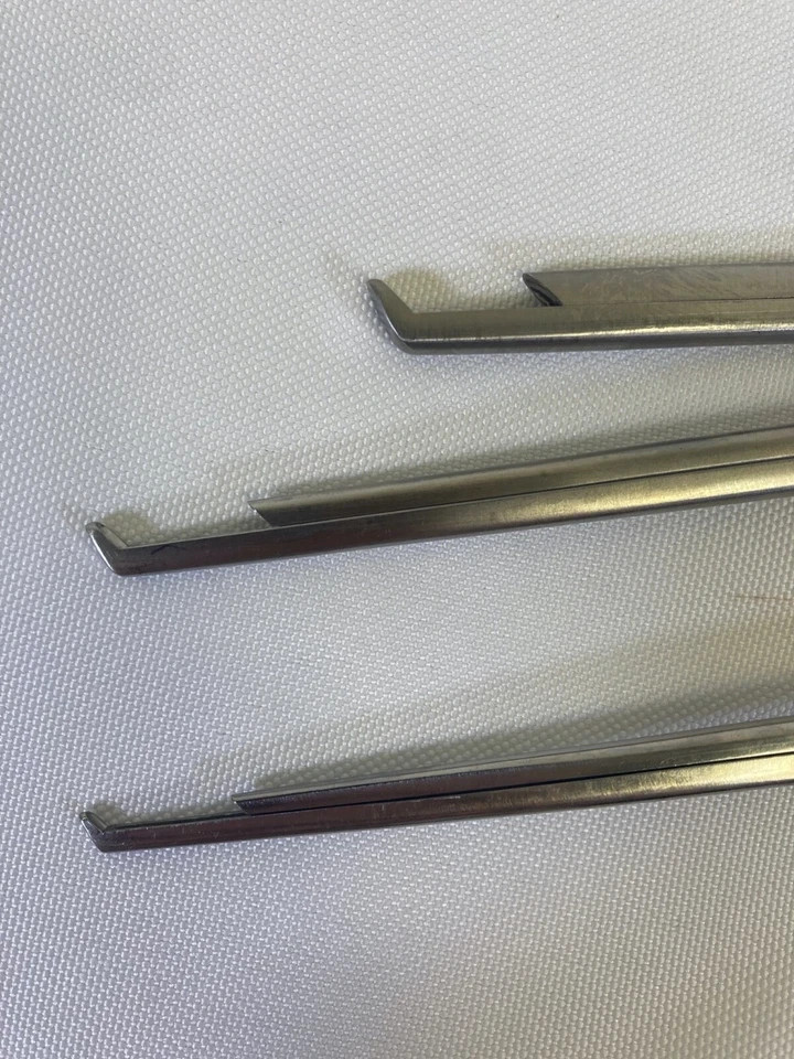 Set of 3 V. Mueller NL4071-112 113 114 40° Cervical Kerrison Rongeur 2-4mm 11.5