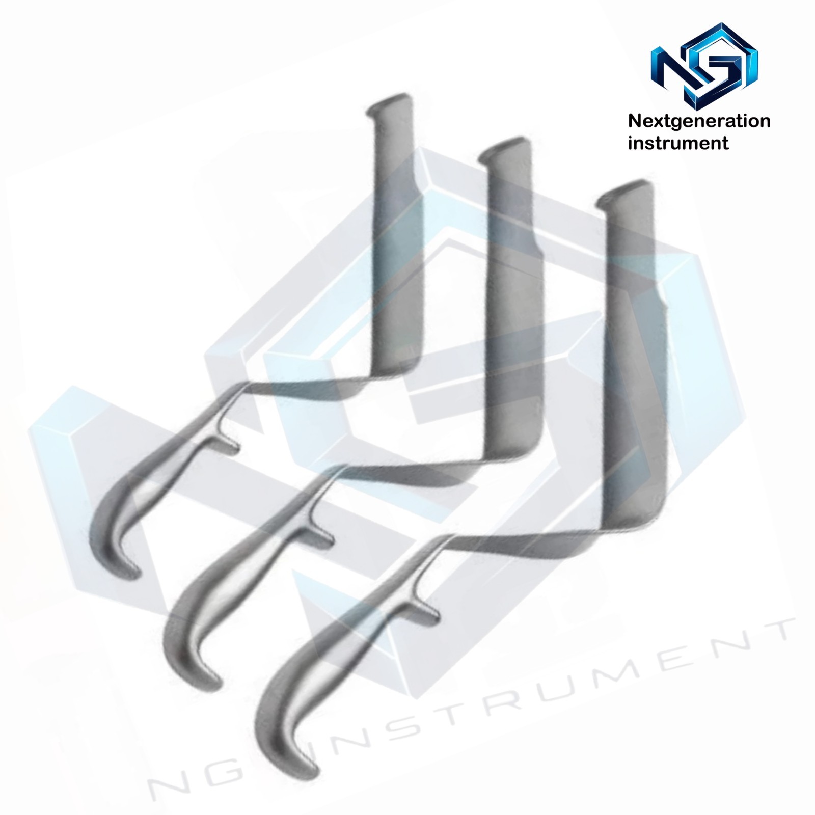 ST Mark Pelvis Retractor Set 3PCS Orthopedic Surgical Stainless Steel Tool