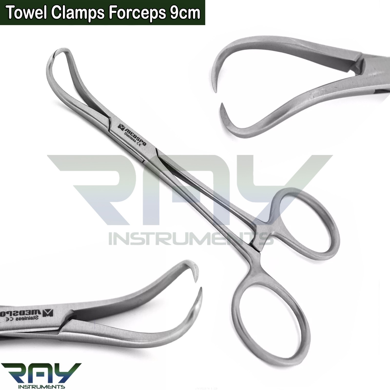 19 Pcs Blepharoplasty Instruments Kit Ophthalmic Retractor Eyelid Surgery CE