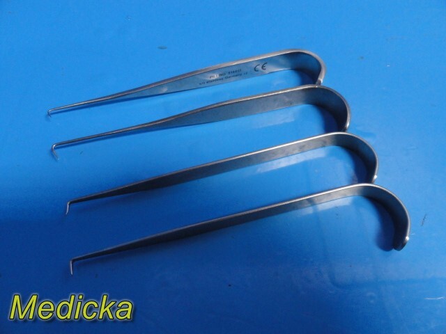 4X Pilling V. Mueller Dittmar Assorted Jackson Tenaculum Tracheal Hook ~ 29059