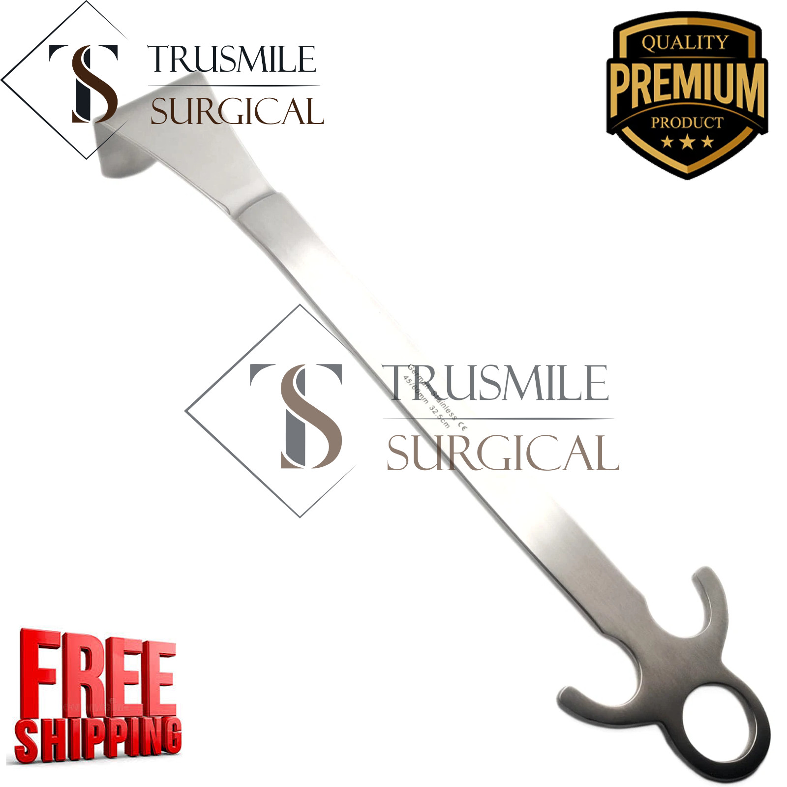 Brown Deltoid Retractor 45/60mm German Stainless Orthopedic Instrument
