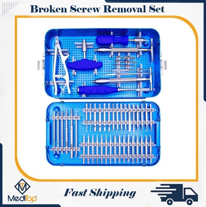 Broken Screw Removal Set Screw Extraction Surgical Instruments Orthopedic