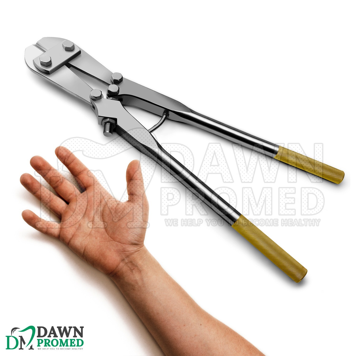 T/C Wire & Pin Cutter 18.5″ Side Cutting W/Adjustable Bolt Orthopedic German Gr