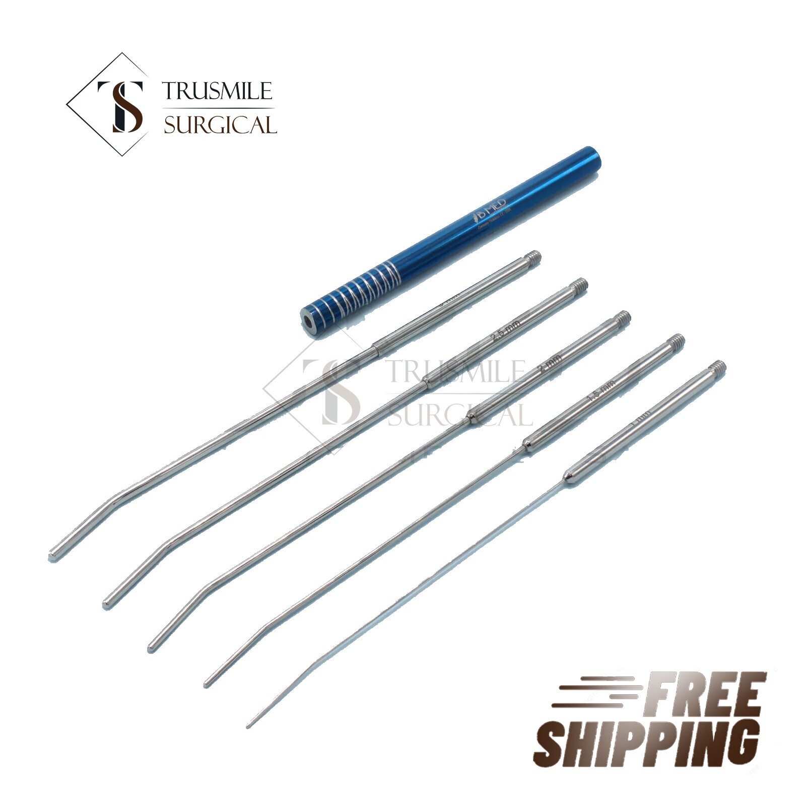 OR Grade Mini Uterine Cervical Dilator Set With Universal Handle Gynecology