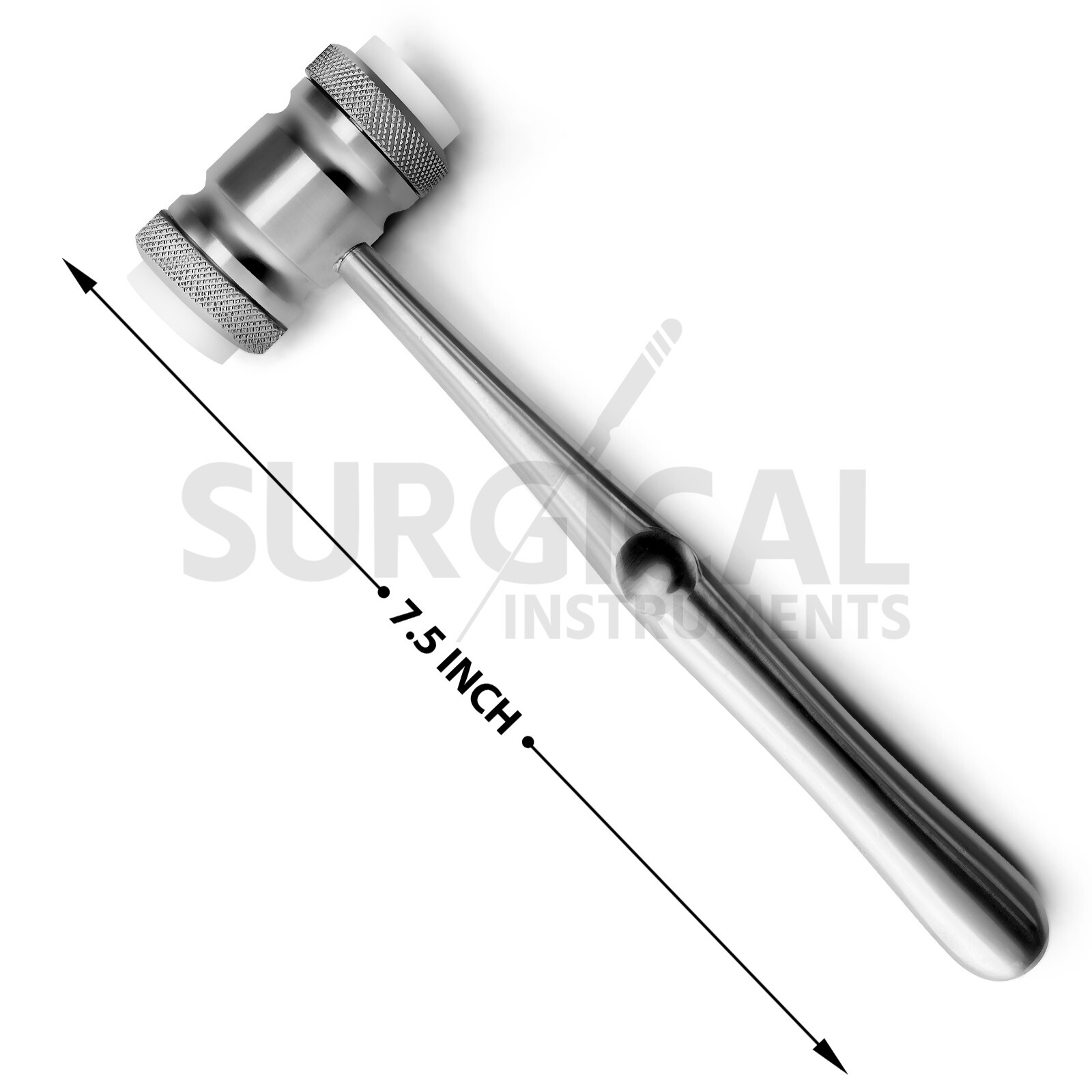 MEAD Mallet 7.5″ Head 8oz With 2 Replaceable Nylon Caps Orthopedic German Grade