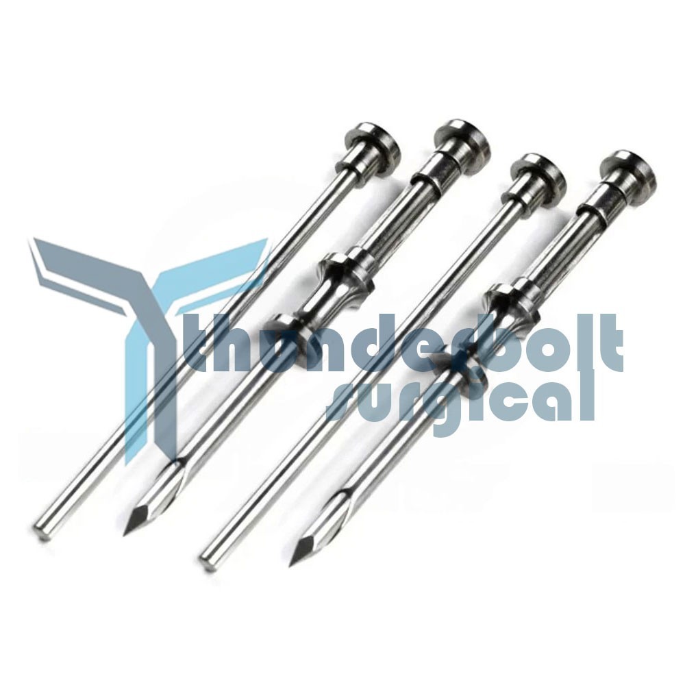 3.5mm & 4.5mm HRT Trocar kit Hormone Replacement Pellet Insertion Trocars 4 Sets