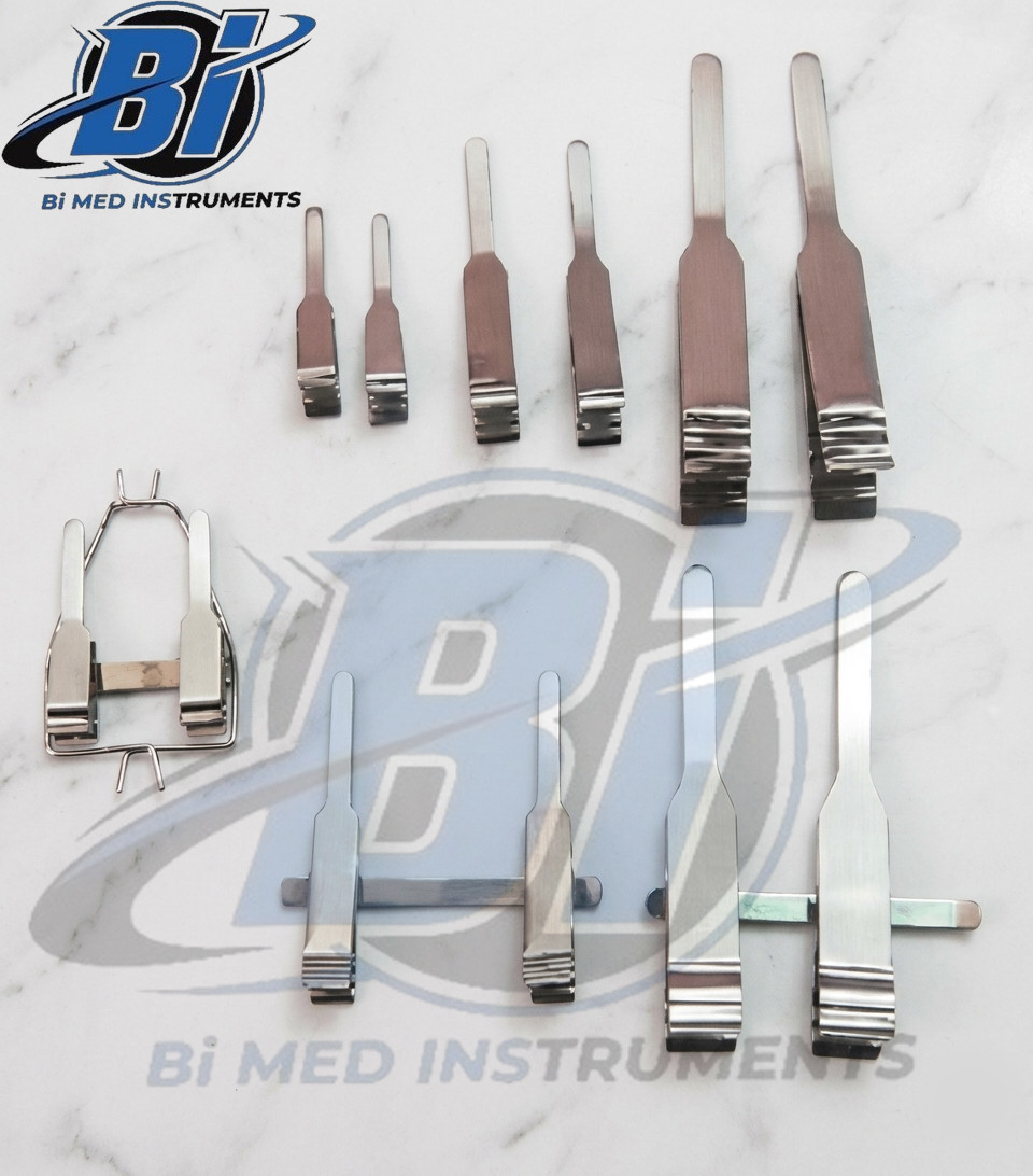 Acland Micro Surgery Vessel Clamps Sets For Plastic Surgery & Neurosurgery