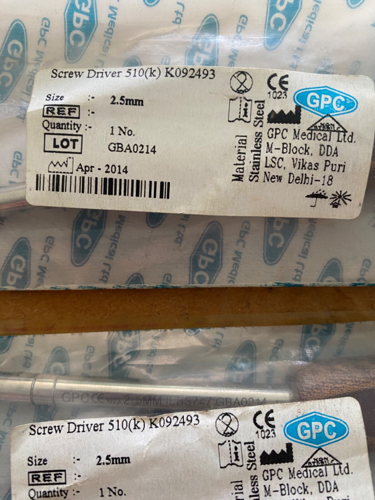Titanium orthopedic implants instruments plates & screws