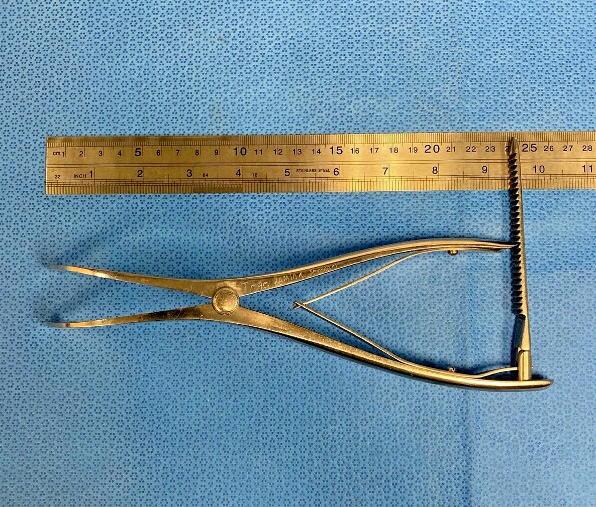 Germany Stainless 9.5″ Sharp Tooth Inge Lamina Spreader Orthopedic Neurology