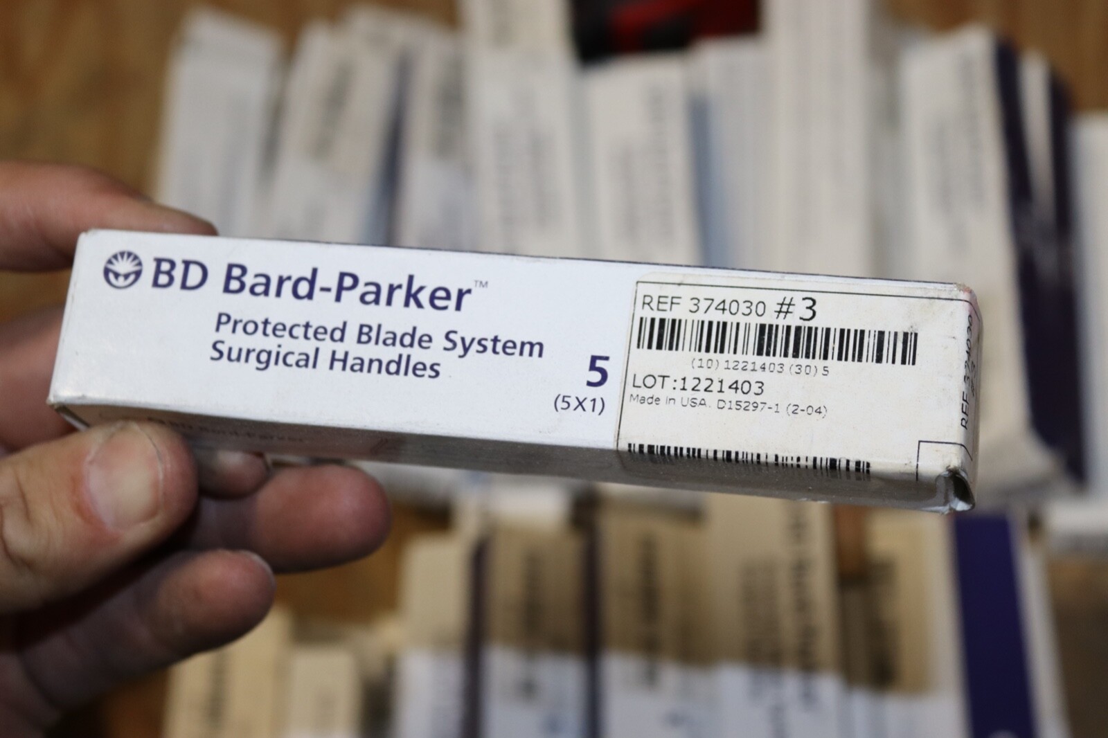 Bard Parker BD Protected Blade Metal Handles Size 3 REF 374030 3L REF 374031
