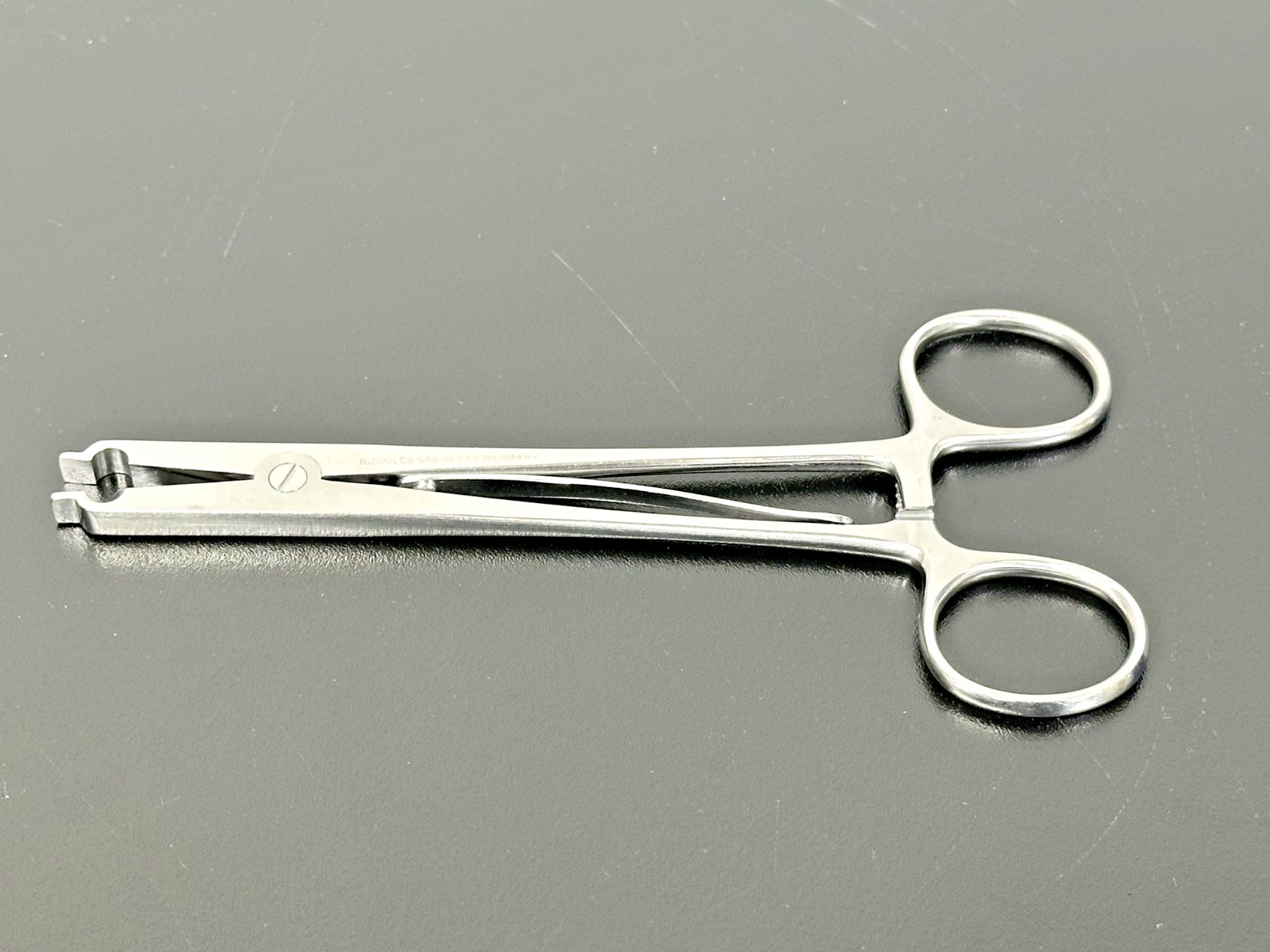 Ruggles Stainless Germany Michel Clip Applying Forceps Surgical Instrument