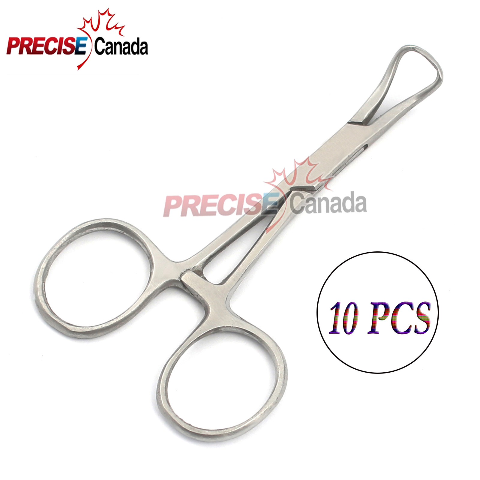 10 Backaus Towel Clamp Forceps 5.5″ Surgical Dental Instruments
