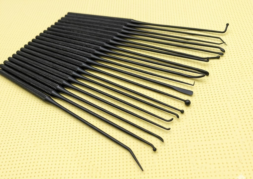 Aesculap Rhoton Micro Dissector Set 20Pcs Black Neurosurgery Set
