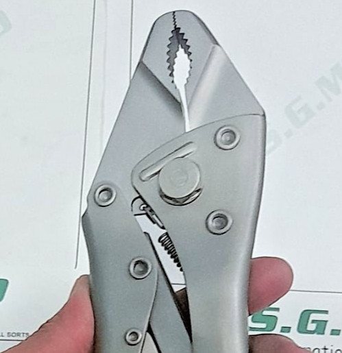 Orthopedic Locking Pliers Adjustable Vise Grip Stainless Steel Sand Blasted