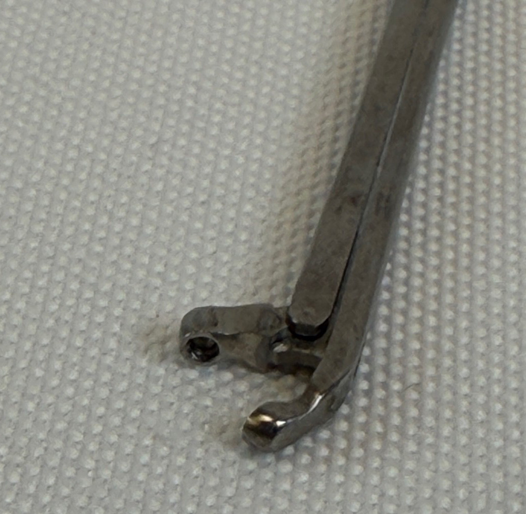 Millennium Surgical 13-505114 Jackson Laryngeal Biopsy Cup Forcep 2mm Upbite ENT