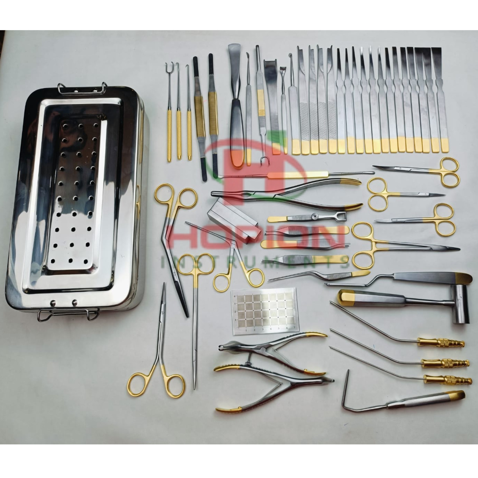Major Rhinoplasty instrument set of 50 Pcs Nose & Plastic Surgery Instrument+Box