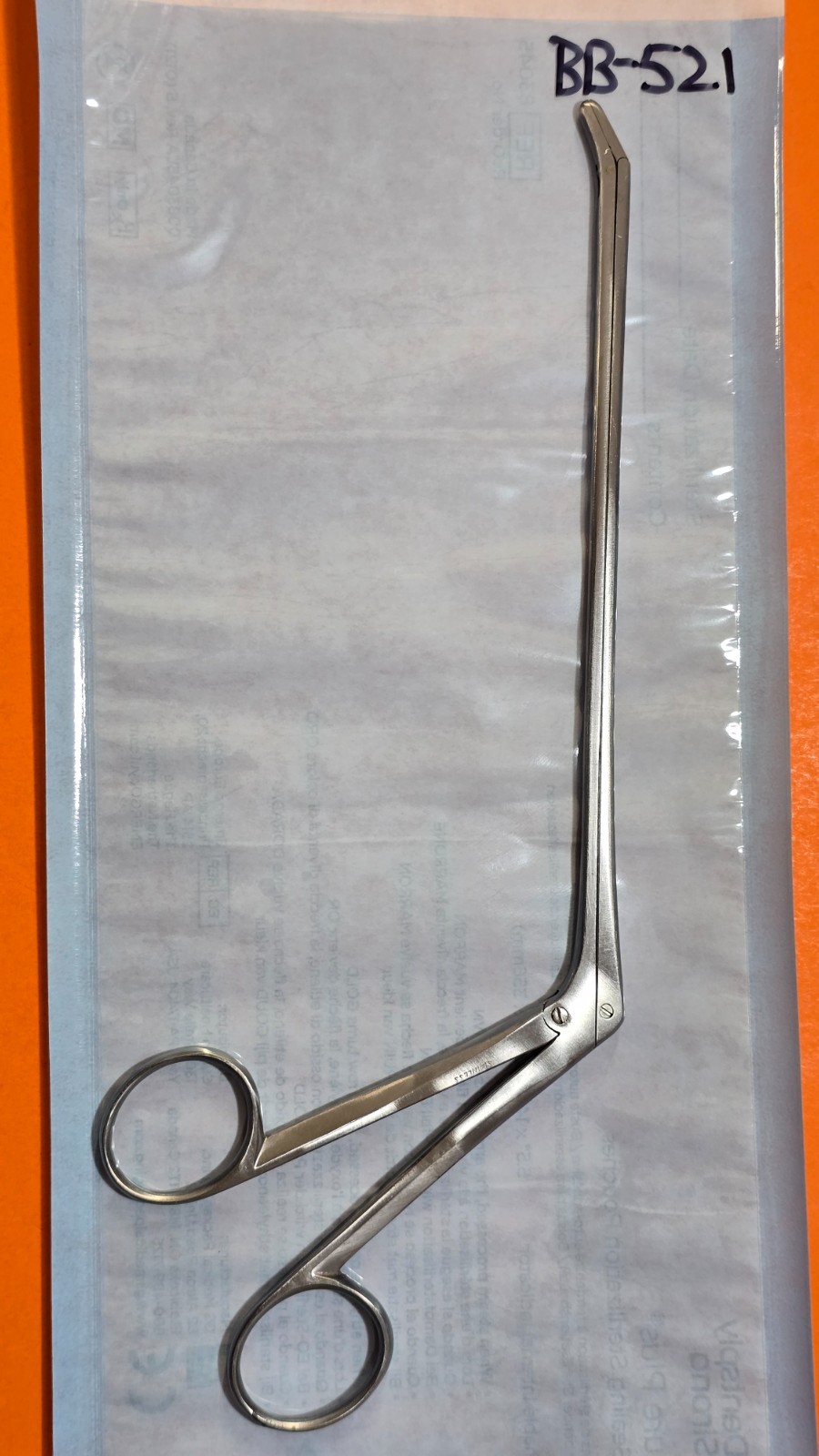 Zimmer Orthopedic Love Pituitary Rongeurs 4x10mm Down Angled 7″ Shaft