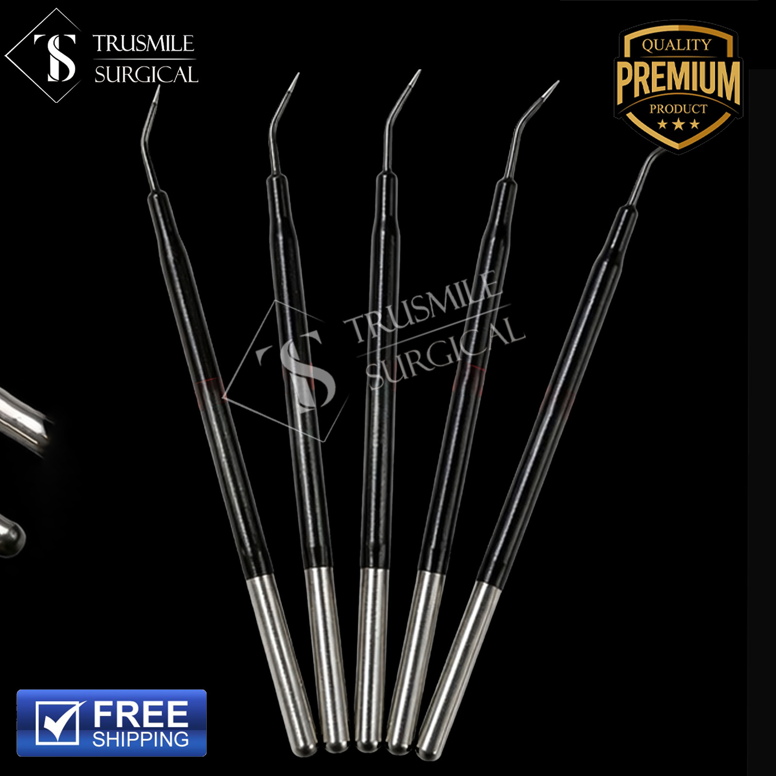 Ellman Reusable STR,CRV Needle Electrode Electrocautery Tip NonStick Tungsten