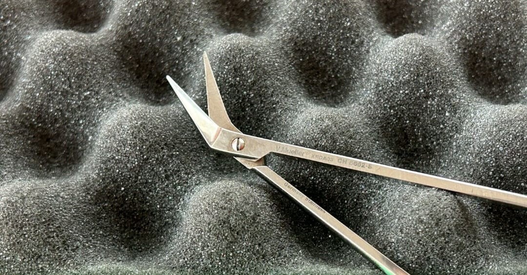 V.Mueller Surgical 7″ SuperCut Potts-Smith Scissors, Angled 45º