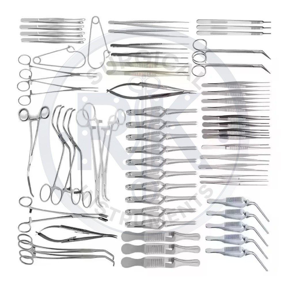 Major Vascular Surgery Set of 61Pcs Specialty Surgical Instrument Set