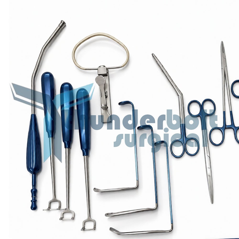 New Tonsillectomy Adenoidectomy Ent Surgical Instruments Set with Steel Box
