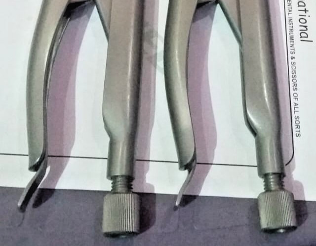 Orthopedic Locking Pliers Adjustable Vise Grip Stainless Steel Sand Blasted