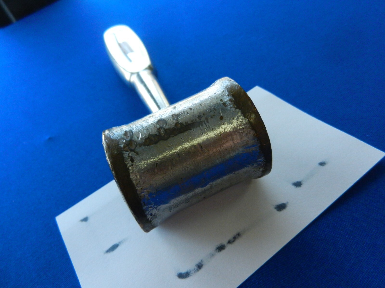 E575 V. Mueller Kirk 3.8cm Chrome Head Mallet 26oz OS1513