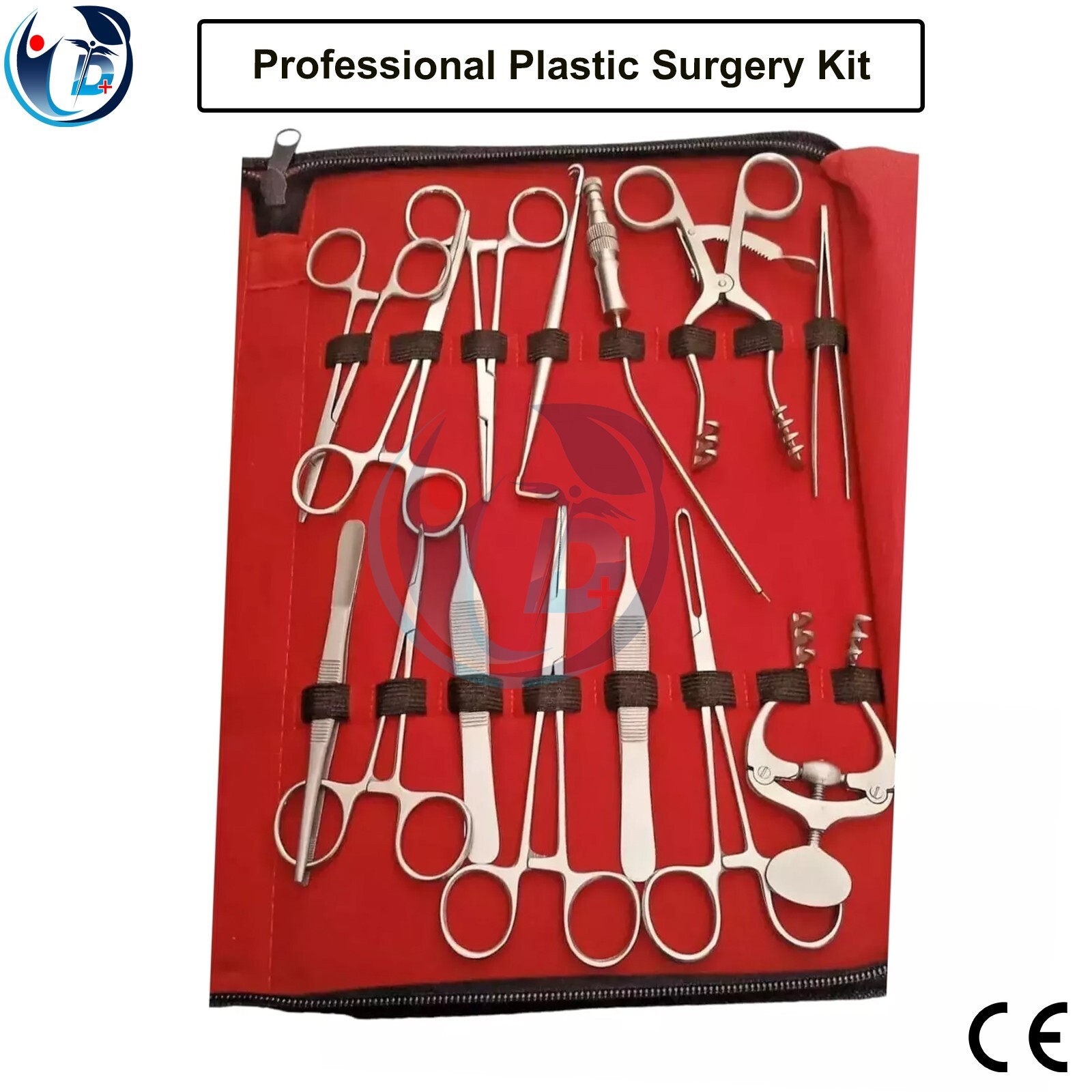 Professional Plastic Surgery Kit Surgical Instruments Set of 28 Pcs