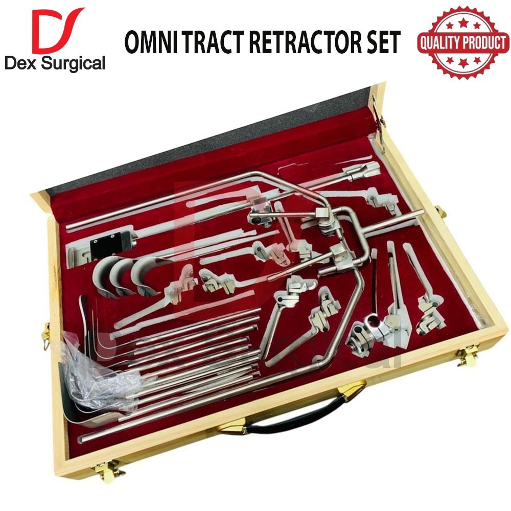 OMNI TRACT Surgical Retractor Set with Wishbone Frame of Surgical Retractors