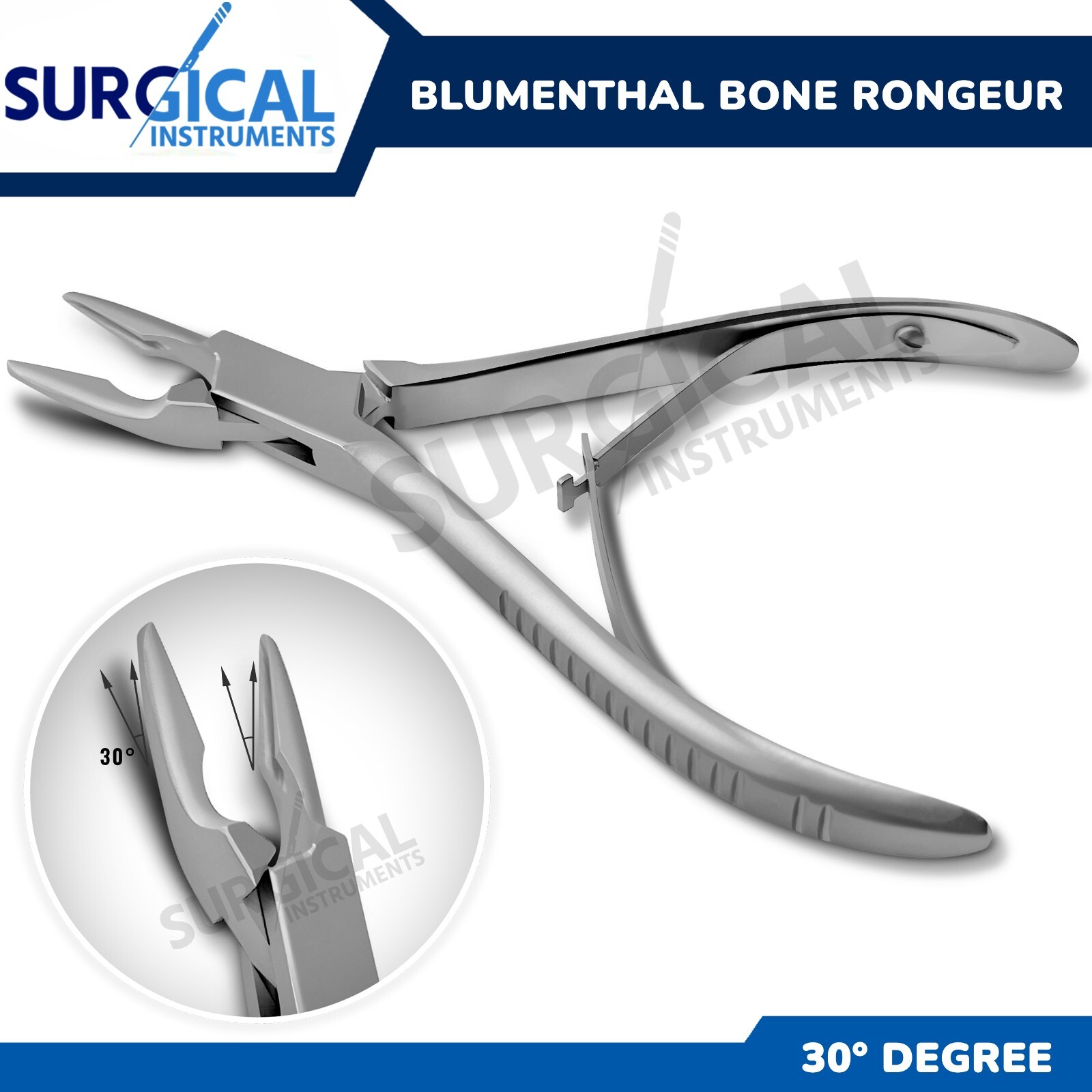 Blumenthal Bone Rongeur 30 Degree 6″ Surgical Dental Instruments German Grade