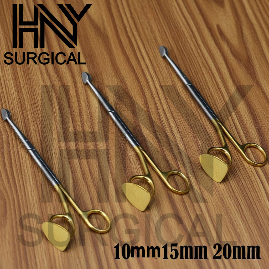 Trepsat Facial Flap Dissector Scissors Set of 3pcs 10mm 15mm 20mm