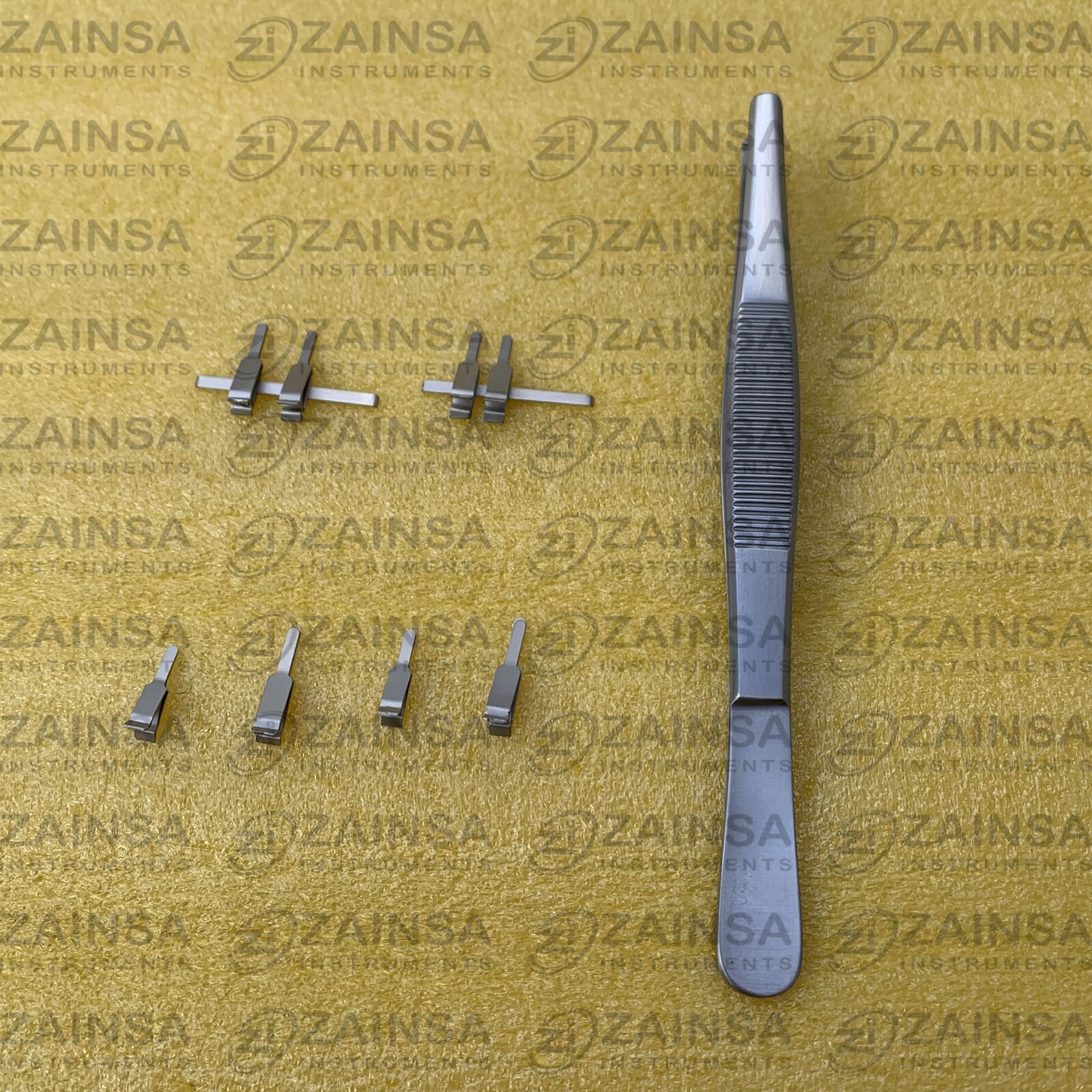 Micro Vessel Clamps, Clamp Applying Forceps 7 Pcs Set For Plastic Surgery