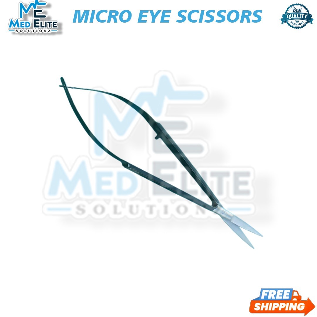 Eye Scissors (cvd) With Black Coating Opthalmic Instruments 50 Micro