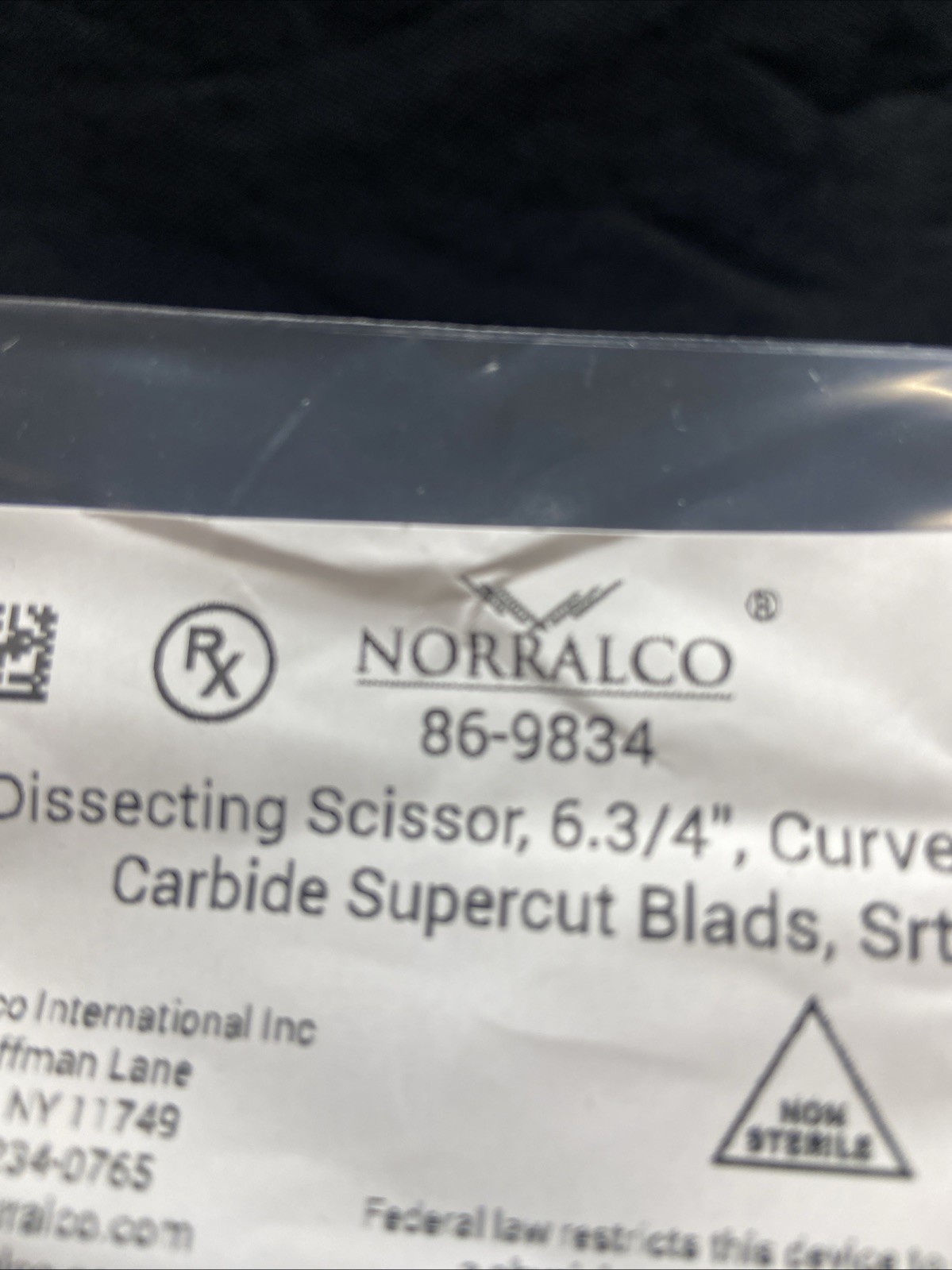 Mayo Dissecting Scissor, 6.3/4″, Curved, Tungsten Carbide Supercut Blads, Srtd